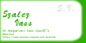szalez vass business card